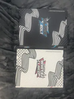 Pokemon Black Bolt & White Flare Binder ONLY Set - *1 of Each* BOTH Brand New - Image 1