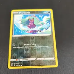 114/195 MAREANIE REVERSE HOLO SILVER TEMPEST POKEMON CARD - Image 1