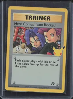 Here Comes Team Rocket! 15/82 Holo Rare Unlimited Team Rocket Pokemon 1274 - Image 1