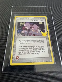 Pokemon TCG Trainer Rockets Admin Celebrations 86/109 - Image 1