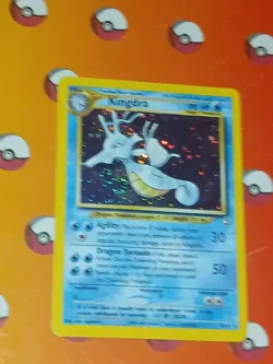 Pokemon Kingdra Neo Genesis TCG Holo Card 8/111 Unlimited Rare LP Condition - Image 2