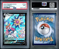 2022 FA/STARMIE V POKEMON SWORD & SHIELD ASTRAL RADIANCE ASTRAL RADIANCE PSA 9 - Image 3
