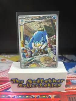 Pokemon TCG Quaxwell 202/193 Illustration Rare Paldea Evolved Scarlet and Violet - Image 1