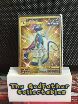 Pokemon TCG Inteleon 227/203 Gold Secret Rare Evolving Skies SWSH07 - Image 1