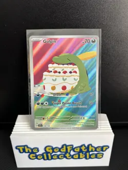 Pokemon TCG Gulpin 154/142 Illustration Rare Stellar Crown Scarlet & Violet - Image 1