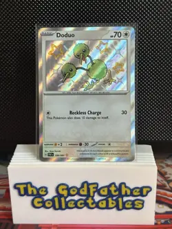 Pokemon TCG Doduo 199/091 Baby Shiny Paldean Fates Scarlet & Violet - Image 1