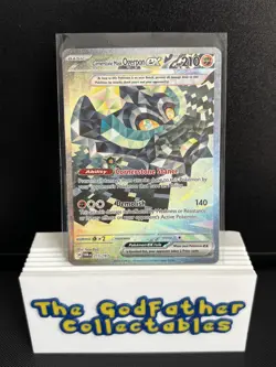 Pokemon TCG Cornerstone Mask Ogrepon ex SIR 215/167 Twilight Masquerade SV06 - Image 1