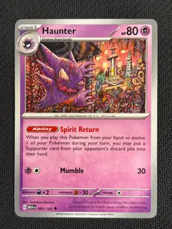 Haunter 093/165 Non-holo Tomokazu Komiya Art ~ Pokemon 151 - Image 1