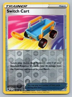 2022 Pokemon Astrial Radiance Switch Cart 154/189 Reverse Holo - Image 1