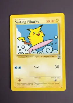 Pokemon Surfing Pikachu 28/53 Wotc Promo Regular 50 HP Basic Promo Card - Image 1