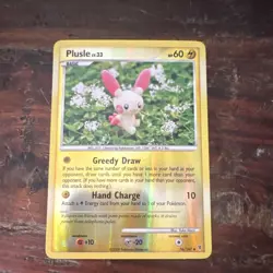 Pokemon TCG Plusle 76/147 Basic Holo 2009 Card English Yuka Morii Standard - Image 1