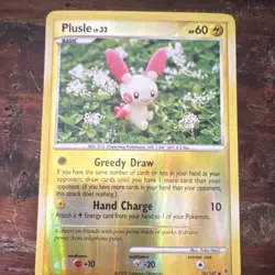 Pokemon TCG Plusle 76/147 Basic Holo 2009 Card English Yuka Morii Standard - Image 2