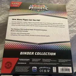Pokemon TCG: Scarlet & Violet Prismatic Evolutions Binder Collection New Sealed - Image 2