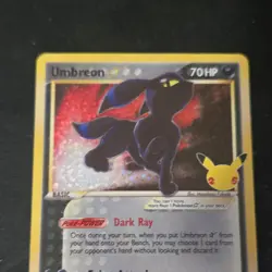 Pokemon Umbreon Star 17/17 Celebrations Classic Collection Holo Basic 70HP Engl. - Image 1