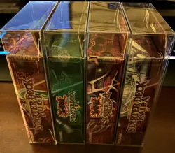 yugioh starter deck yugi, kaiba, joey, pegasus, unlimited, sealed x4, 2002/3 - Image 2