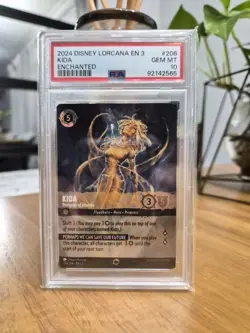 Disney Lorcana 2024 Kida Enchanted #206 Into The Inklands - PSA 10 Gem Mint - Image 1