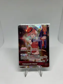 hololive OFFICIAL CARD GAME Takanashi Kiara (OSR) - Blooming Radiance - Image 1