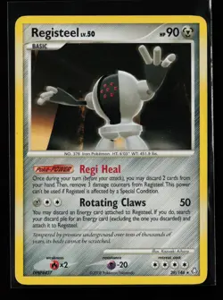Registeel 39/146 Rare Legends Awakened Heavily Played Pokemon Card - Image 1
