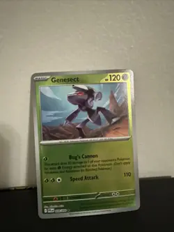 Genesect 008/094 Phantasmal Flames Reverse Holo NM Pokemon Card - Image 1
