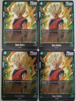 Dragon Ball Super Fusion World Son Goku FP 008 Pre Release Promo | NM 4 Card - Image 1