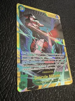 Dracula Mihawk OP14-119 SEC The Azure Sea’s Seven English One Piece Card Game - Image 2