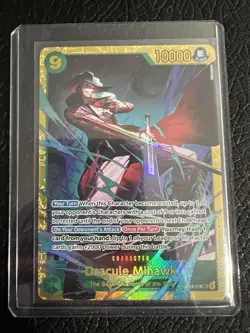 Dracula Mihawk OP14-119 SEC The Azure Sea’s Seven English One Piece Card Game - Image 4
