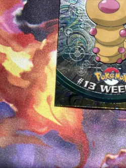 Pokemon Card Weedle #13 2000 Topps TV Animation Chrome Series 1 Holo Foil NM Red - Image 5