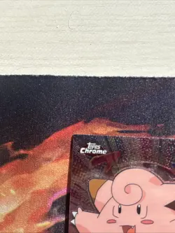 Pokemon #35 Clefairy Card Foil Holo Topps Chrome 2000 TV Animation Series 1 - Image 2