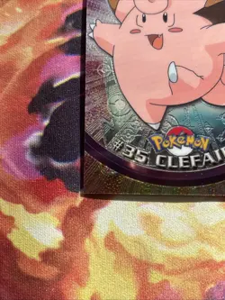 Pokemon #35 Clefairy Card Foil Holo Topps Chrome 2000 TV Animation Series 1 - Image 5