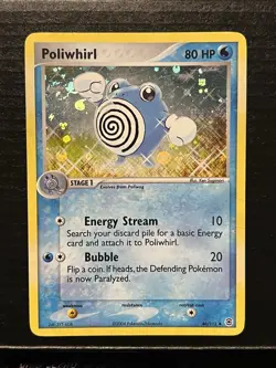 Poliwhirl FireRed & LeafGreen 46/112 Reverse Holo Pokemon Card - Image 1