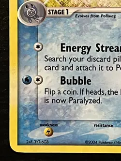 Poliwhirl FireRed & LeafGreen 46/112 Reverse Holo Pokemon Card - Image 5