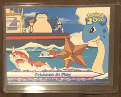 2000 Topps The Movie 2000 Pokemon At Play Card #18 (Non-Holo) - Image 1