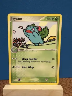 Pokemon TCG Ivysaur Crystal Guardians 34/100 Regular Card 2004 - Image 1