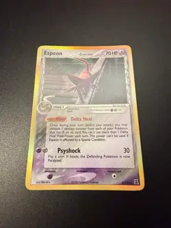 Espeon δ 4/113 Holo Pokemon Card Edizione Ex Delta Species English - Image 2