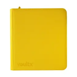 Vault X Sunrise Yellow 12-Pocket XL Exo-Tec Zip Binder - 624 Cards - New - Image 1