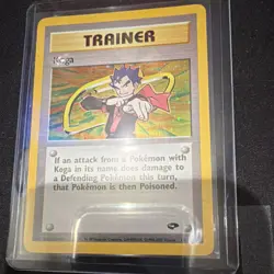 Pokemon TCG Gym Challenge Koga 19/132 Holo Trainer Card Wizards 2000 - Image 3