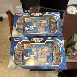 Pokemon Trainer's Legendary Box Lugia Battle Deck 2 Boxes EX Cards - Image 1