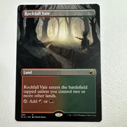 MTG - Rockfall Vale - (Borderless) Regular Rare #284 NM Innistrad: Midnight Hunt - Image 1
