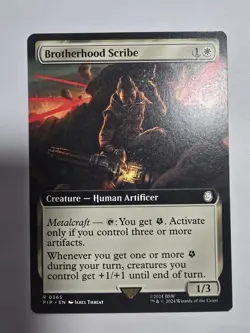 Brotherhood Scribe (Extended Art) Universes Beyond: Fallout Regular - Image 1