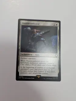 MTG - Overencumbered - Fallout (PIP) NM/M Condition - Image 1