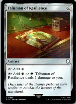 Magic the Gathering Talisman of Resilience Fallout Commander MTG Free Shipping! - Image 1