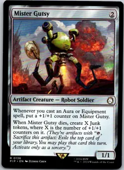 Magic the Gathering Mister Gutsy Fallout Commander MTG Free Shipping! - Image 1