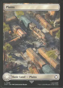 Plains 318 Land Magic: the gathering Universes Beyond: Fallout - Image 1