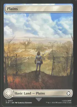 Plains 317 Land Magic: the gathering Universes Beyond: Fallout - Image 1