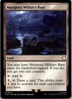 Magic the Gathering Mariposa Military Base Fallout Commander MTG Free Shipping! - Image 1