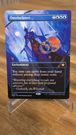 Omniscience (Borderless) - MTG - Foundations FDN - NM - Image 1