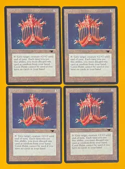 MTG CORAL HELM (x 4) Antiquities (OldManMTG 004-570) - Image 1