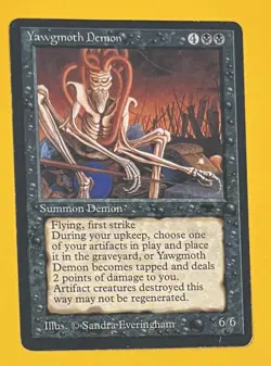 MTG YAWGMOTH DEMON Antiquities (OldManMTG 004-632) - Image 1