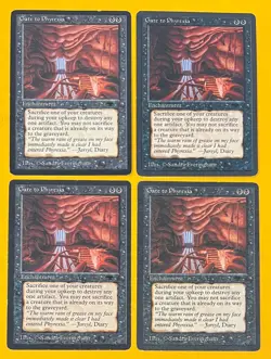 MTG GATE TO PHYREXIA (x 4) Antiquities (OldManMTG 007-038) - Image 1