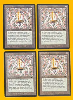 MTG URZA'S MITER (X 4) Antiquities (OldManMTG 007-648) - Image 1
